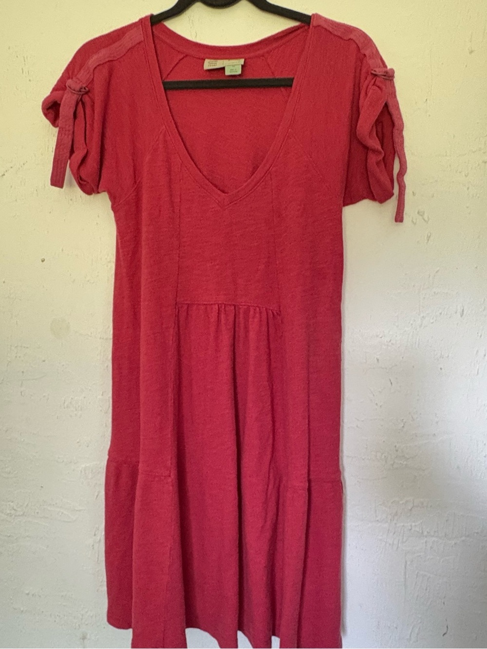 Antrhopologie Saturday Sunday Kathie Flounced Mini Dress Pink - Picture 5 of 5